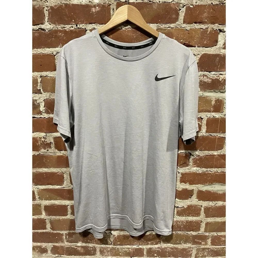 Nike Men's Dri-Fit Breathe Tee Shirt XL Gray